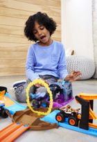 Hot Wheels, Monster Trucks, Wyrzutnia, mały zestaw z pojazdem Bone Shaker