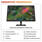 HP, monitor LED, QHD 27", OMEN 27q G2, AV4H6E9, 180Hz