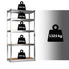 Humberg, regał magazynowy, metalowy, srebrny, 183-90-40 cm, HR-853