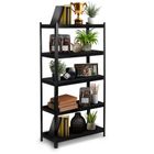 Humberg, regał metalowy magazynowy, czarny, 180-90-40 cm