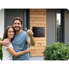 Humberg, skrzynka na listy, czarna, 37,5-30,5-12 cm, HM-860