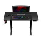 Huzaro, Hero 8.2, biurko gamingowe z regulacją wysokości, Black, 120 cm