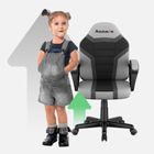 Huzaro, Ranger 1.0, fotel gamingowy dla dziecka, Grey Mesh