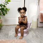 InGenuity, My Size Potty PRO, toaleta dziecięca z dźwiękiem 2w1, nocnik, różowa