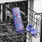 ION8, Kwiatki, bidon z ustnikiem, fioletowy, 500 ml