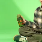 ION8, Traktor i maszyny na wsi, bidon z ustnikiem, zielony, 350 ml