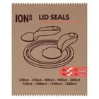 ION8, zestaw zapasowych uszczelek do butelek 0.3 - 1.2 l, 6 szt.