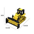 J Bricks, Buldożer, klocki konstrukcyjne, 244 elementy