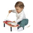 Janod, Confetti, stolik muzyczny, drewniane instrumenty