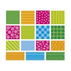 Janod, Figury geometryczne, duże naklejki na arkuszach, 150 szt.