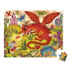 Janod, Królestwo smoków, puzzle w walizce, 54 elementy