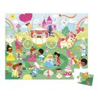 Janod, Księżniczki, puzzle w walizce, 36 elementów