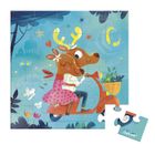 Janod, Love dolce vita, puzzle z kartką okolicznościową, 2w1, 25 szt.