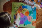 Janod, Mapa Polski, puzzle magnetyczne, 69 magnesów