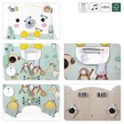 Janod, Miś Pure, drewniana tablica manipulacyjna, 20 aktywności