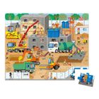 Janod, Plac budowy, puzzle w walizce, 36 elementów
