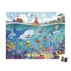 Janod, Podwodny świat, puzzle w walizce, 100 elementów