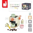 Janod, Shiny Grandma, drewniany ekspres ciśnieniowy do kawy z akcesoriami