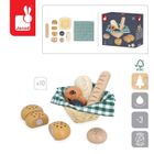 Janod, Shiny Grandma, koszyk z pieczywem z drewna