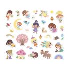 Janod, Wróżki, naklejki na arkuszach, 200 szt.