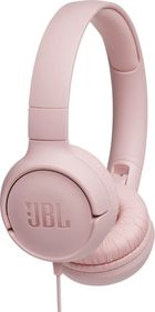 JBL, Tune 500, słuchawki z mikrofonem, różowe