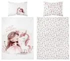 Jednorożec, 2-częściowy komplet pościeli dziecięcej, 100-135 cm