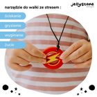 Jellystone Designs, Błyskawica, wisiorek antystresowy, czerwony