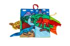 JollyBaby, Dinozaury, książeczka sensoryczna