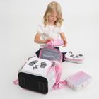 Kayokki, lunchbox dzielony, Panda szara