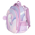 Kayokki, plecak szkolny, 1-komorowy, Jednorożec, fioletowy