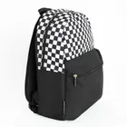 Kayokki, plecak szkolny, 1-komorowy, Szachownica, czarno-biała