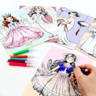 Kidea, Kolorowanka, Plansze Beauty, 5 obrazków