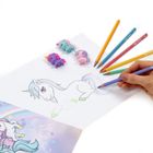 Kidea, kredki i gumki, unicorn, 9 elementów