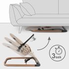 Kidwell, Laro, leżaczek bujaczek, Beige Wooden