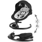 Kidwell, Reve, bujaczek, leżaczek elektryczny, 2w1, czarno-srebrny