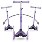 Kidwell, Uno, hulajnoga 3-kołowa LED, balansowa, fioletowa