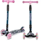 Kidwell, Vento, hulajnoga 3-kołowa, balansowa, niebieska w jednorożce