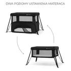 Kinderkraft, Cami, łóżeczko turystyczne, Black