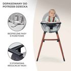 Kinderkraft, Fini, krzesełko do karmienia, 2w1, Full Grey