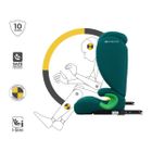 Kinderkraft, Junior Fix 2 Plus, i-Size, fotelik samochodowy, green, 100-150 cm