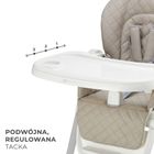 Kinderkraft, Tulo, krzesełko do karmienia, beige