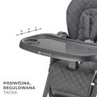 Kinderkraft, Tulo, krzesełko do karmienia, grey