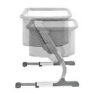 Kinderkraft, Uno, łóżeczko dostawne 2w1, szare