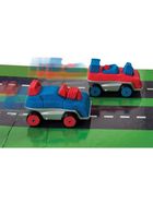 Kinetic Sand Build, Samochody Zderzaki, piasek kinetyczny, zestaw konstrukcyjny, 340 g