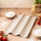 Kinghoff, forma do bagietek, zapiekanek, stalowa, kh-1970