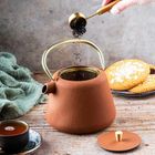 Kinghoff, zaparzacz żeliwny imbryk z filtrem, 1l