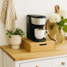 Kinvara, pojemnik na kapsułki do kawy, bambusowy, 8 przegródek, 30-30 cm