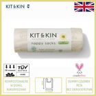 Kit and Kin, biodegradowalne bezzapachowe worki na zużyte pieluszki, 60 szt.
