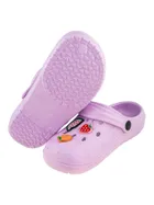 Klapki dziewczęce, fioletowe, BBS Shoes