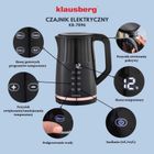Klausberg, czajnik elektryczny LED z regulacją temperatury, 1,7l